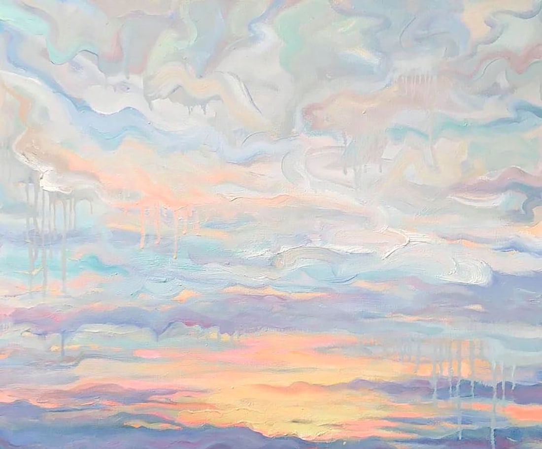 Oil painting It seems the rain is starting Procach Olesia - 3