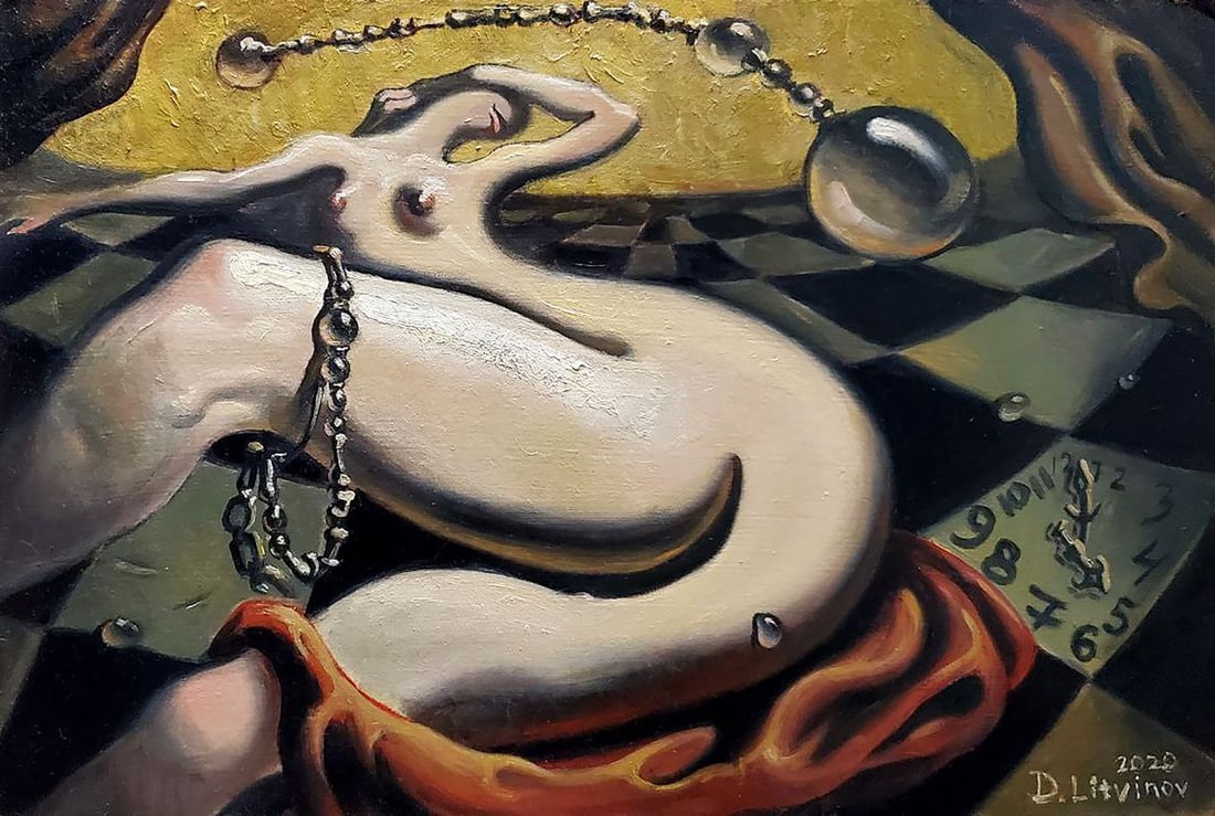 Abstract oil painting Queen move Litvinov Daniil Olegovich: Title: Abstract oil painting Queen move Litvinov Daniil Olegovich Description: №Litv 1091 *** ABOUT THIS PAINTING *** * TITLE: "Queen move" * ARTISTS: Litvinov Daniil Olegovich * SIZE: 44.5x30 c