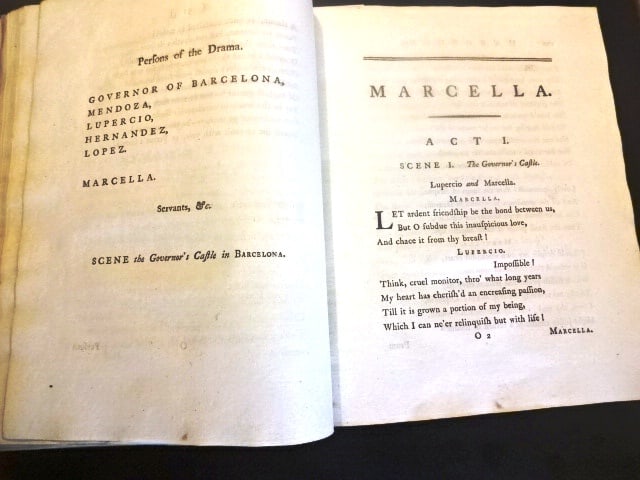 1784 Leather Binding Plays of William Hayley - 2