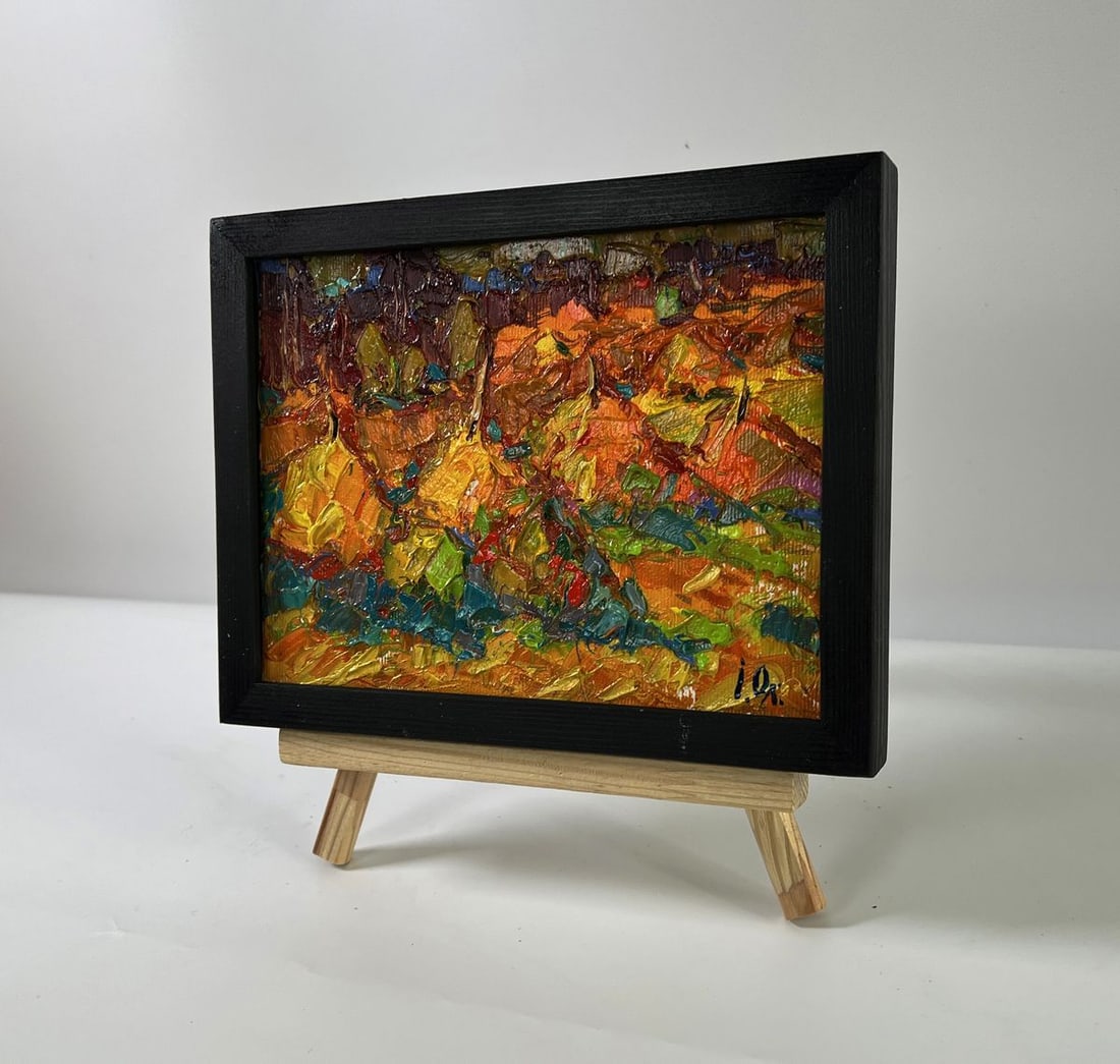 Oil painting Evening in the fields Oleksiy Ivanyuk - 2