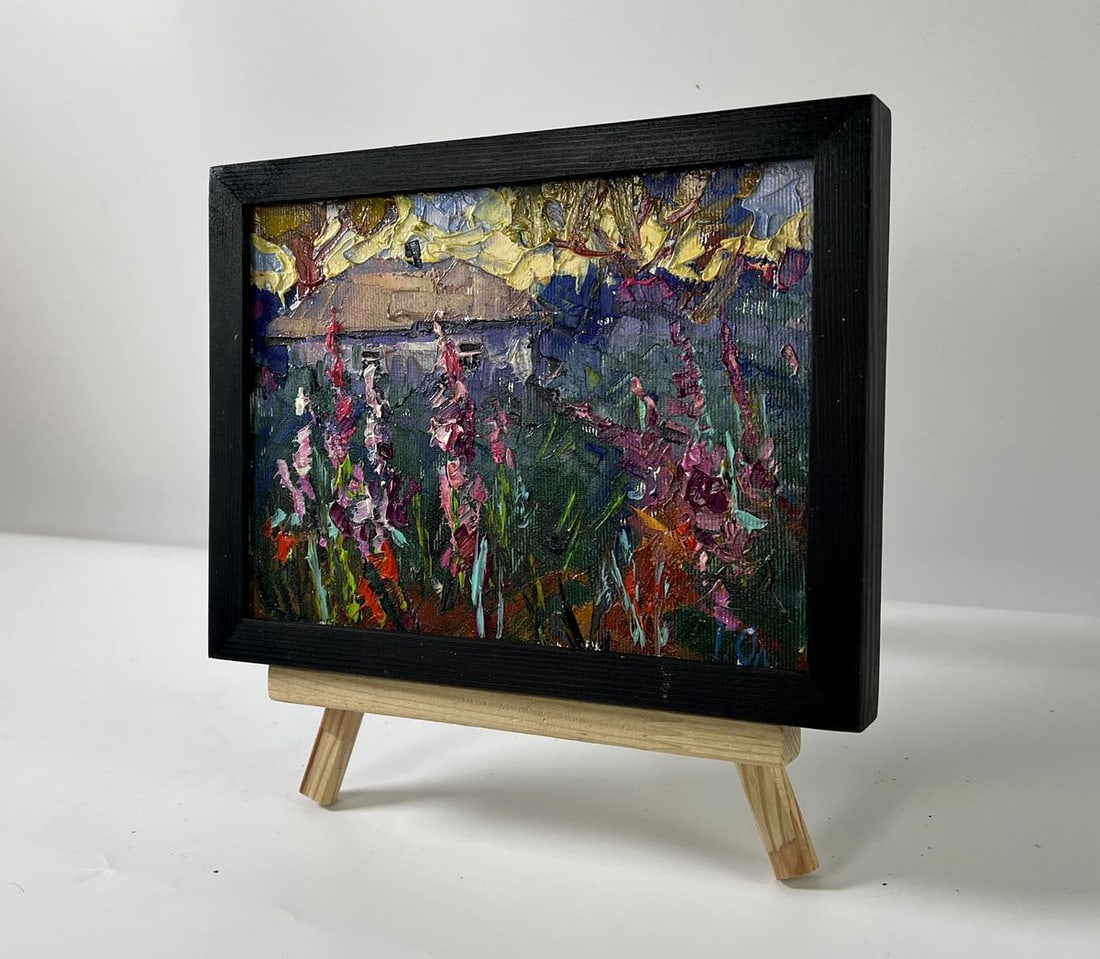 Oil painting Evening cold Oleksiy Ivanyuk - 2