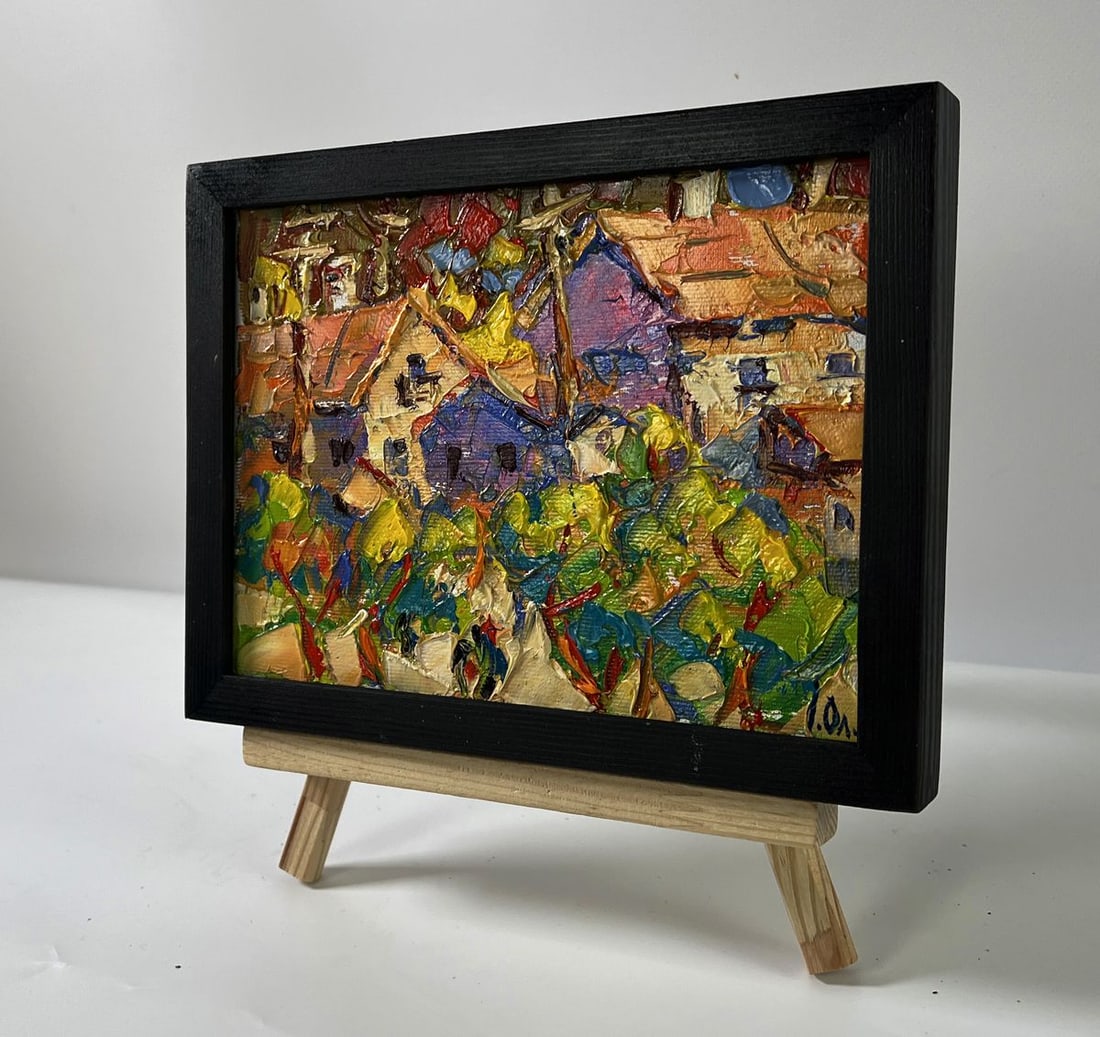 Oil painting Summer village heat Oleksiy Ivanyuk - 2