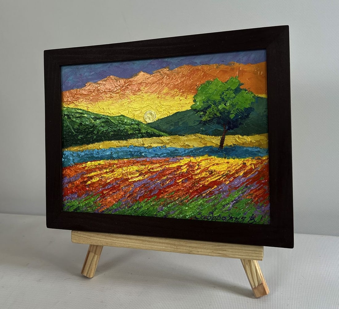 Oil painting A light breeze in the evening V. Zadorozhnya - 2