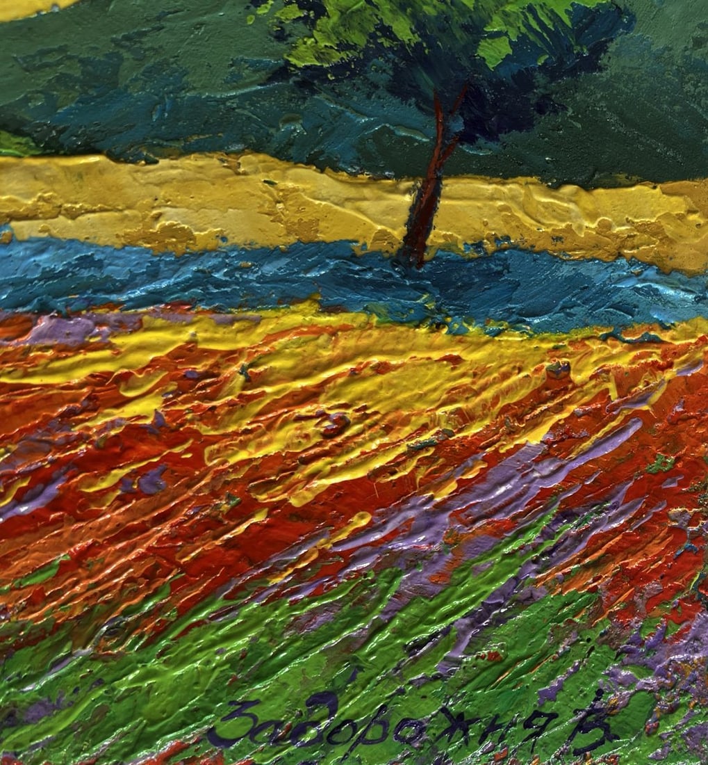Oil painting A light breeze in the evening V. Zadorozhnya - 7