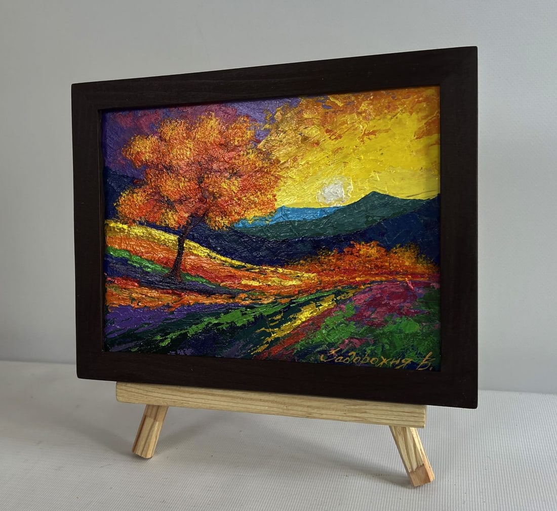 Oil painting Romantic memories of the evening V. Zadorozhnya - 2