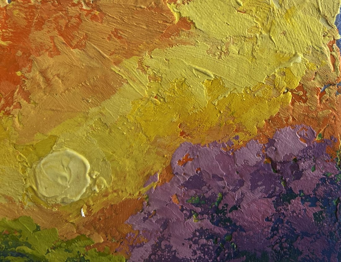 Oil painting The spring scent of blooming fields V. Zadorozhnya - 4