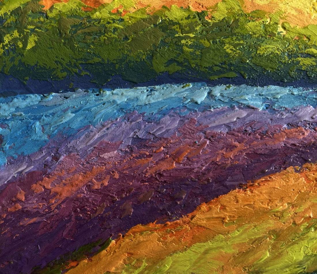 Oil painting The spring scent of blooming fields V. Zadorozhnya - 6