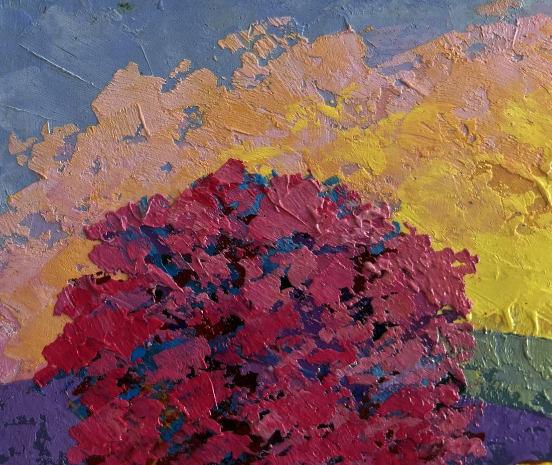 Oil painting Path to the mountain valley V. Zadorozhnya - 5