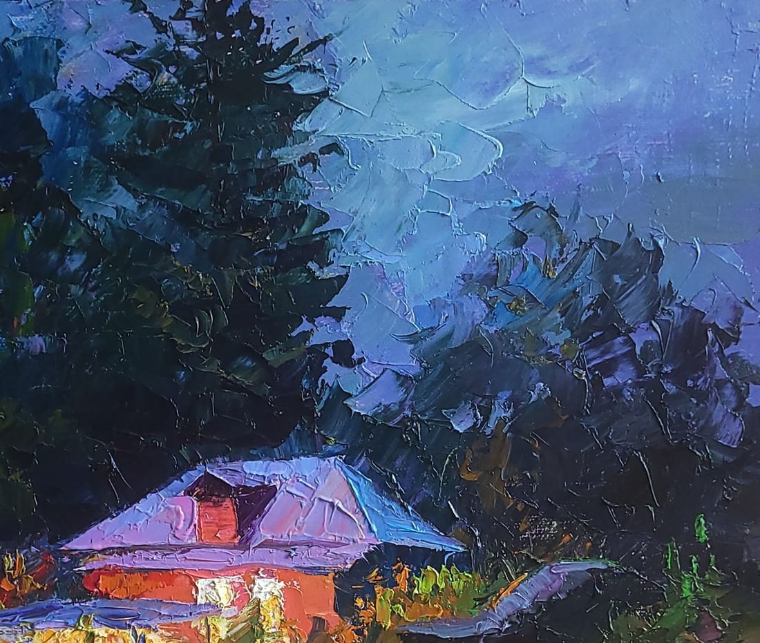 Oil painting Evening Boris Serdyuk - 5