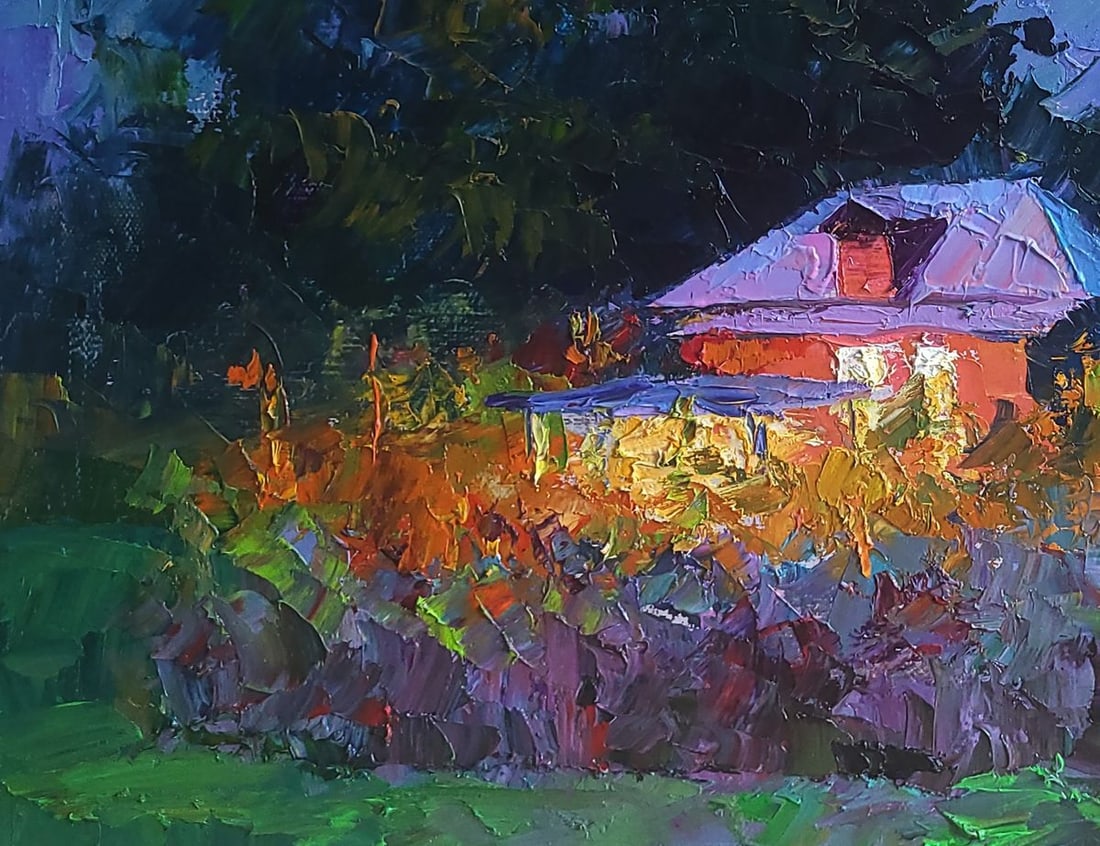 Oil painting Evening Boris Serdyuk - 6