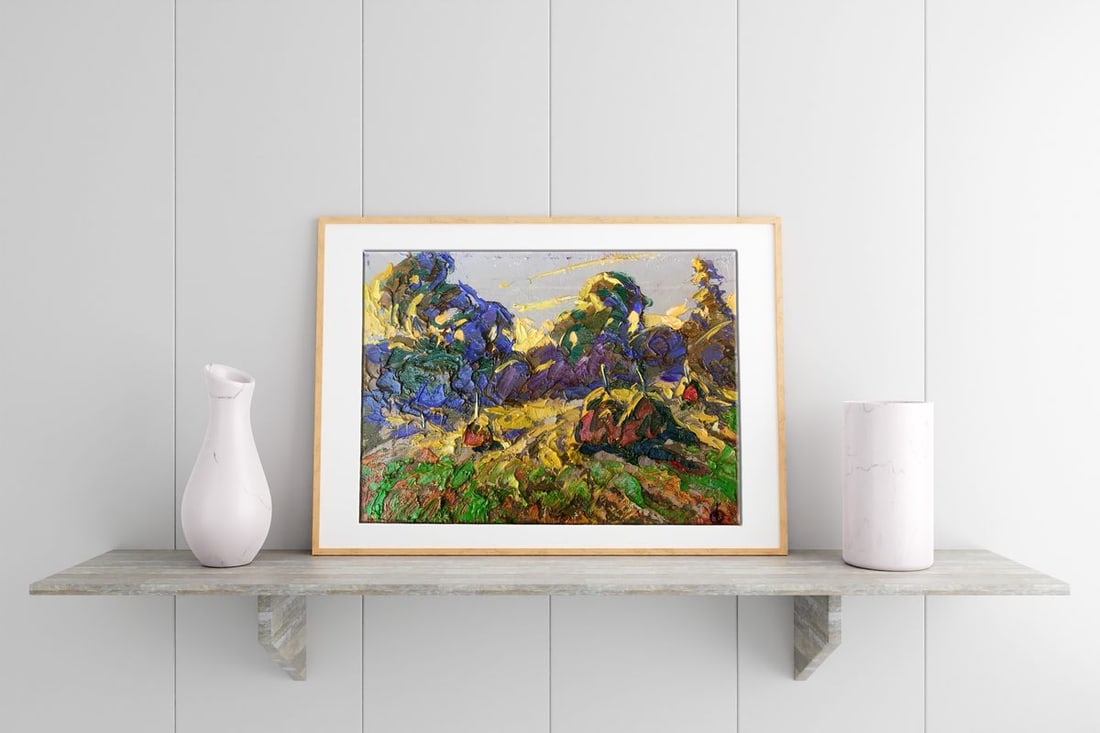 Oil painting Warm evening Alex Kalenyuk - 2