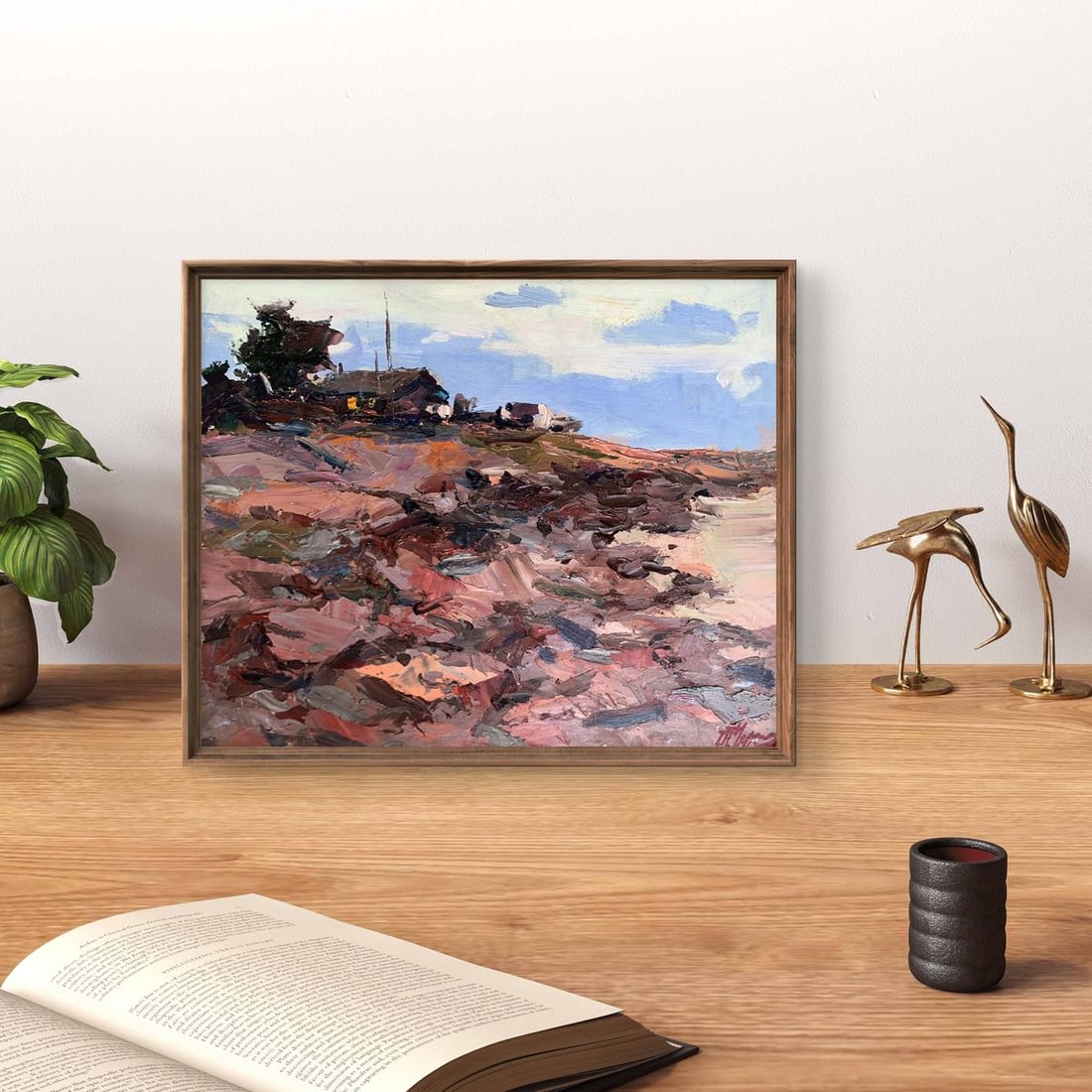 Oil painting Evening shore Alexander Cherednichenko - 3