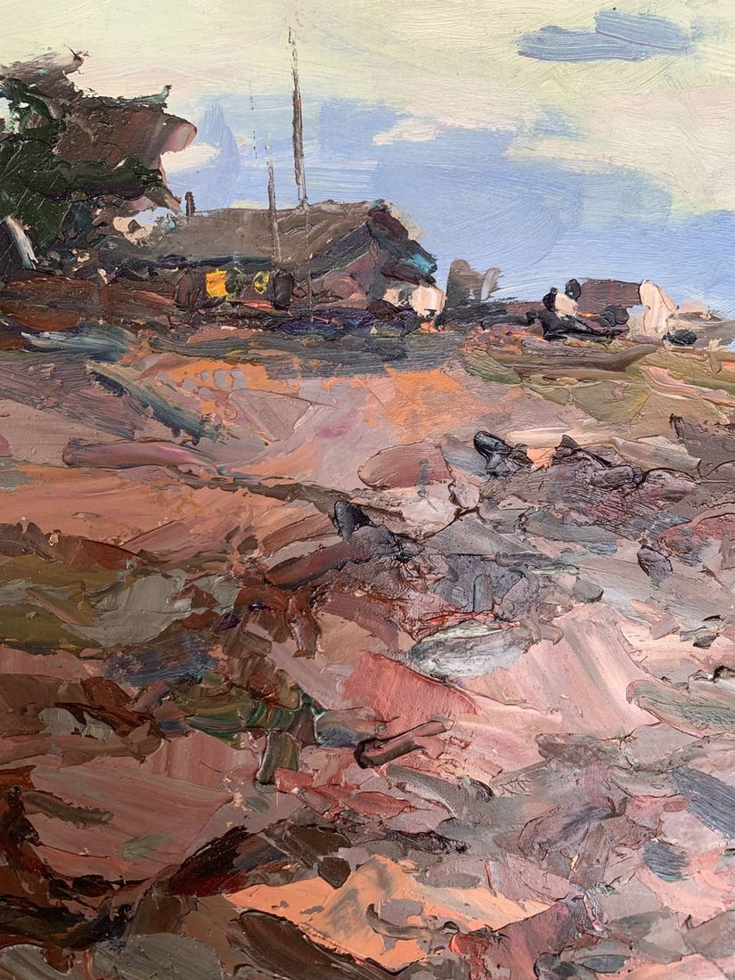 Oil painting Evening shore Alexander Cherednichenko - 4