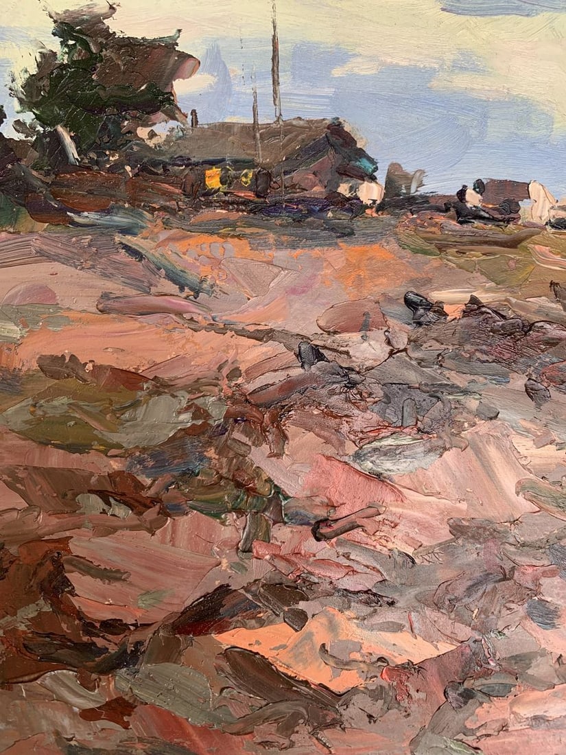 Oil painting Evening shore Alexander Cherednichenko - 5