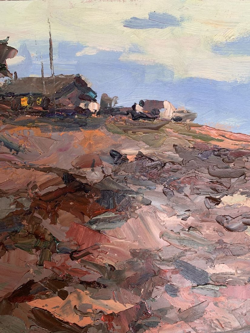 Oil painting Evening shore Alexander Cherednichenko - 6