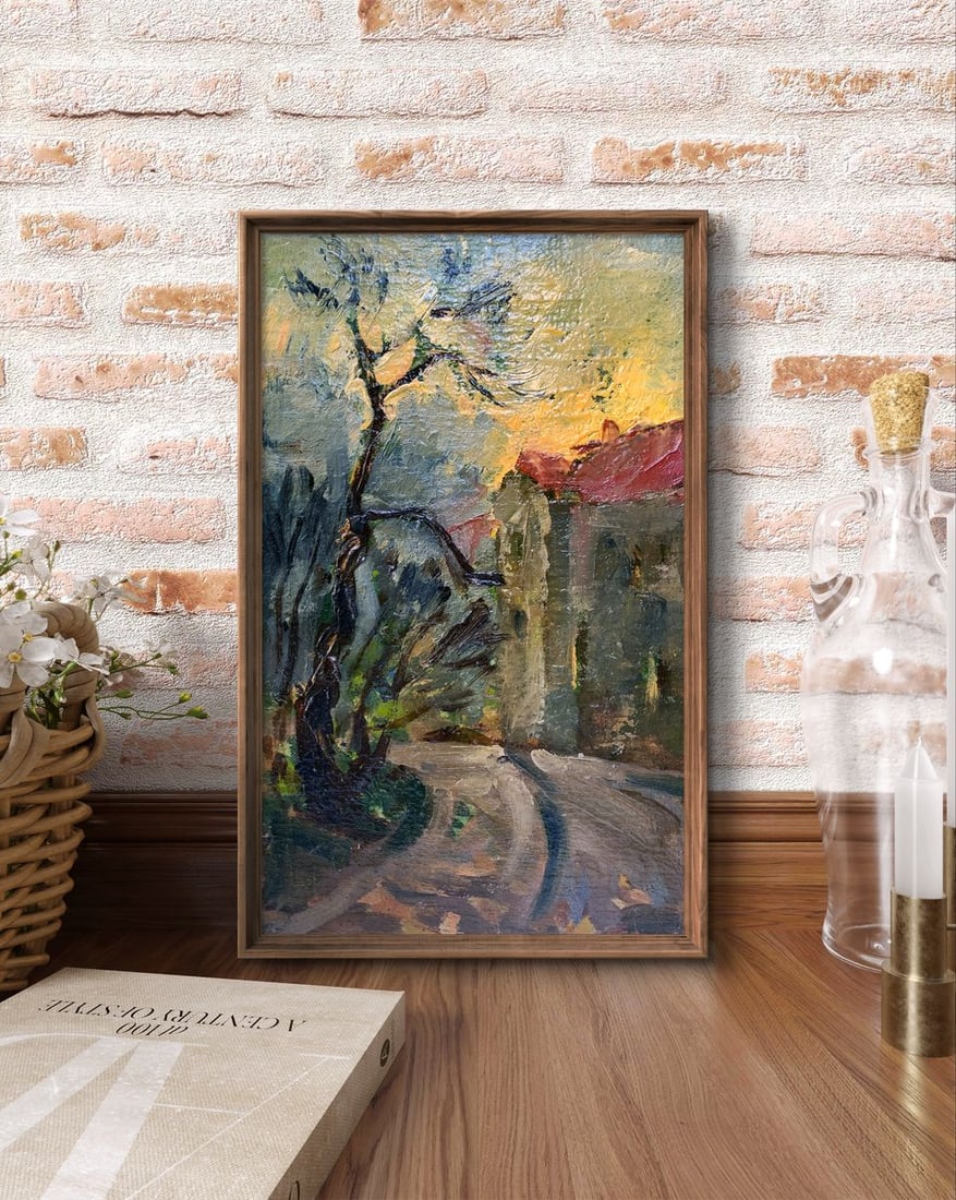 Oil painting City streets Mykhailo Burdylo - 3