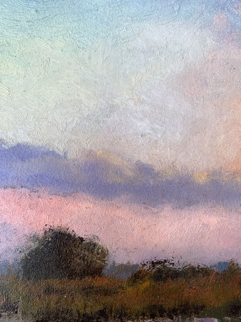 Oil painting Sun in the field Unknown artist - 4