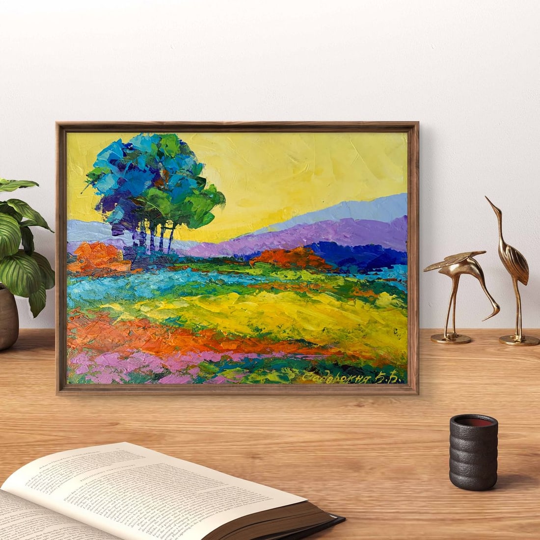 Oil painting Sunset is approaching V. Zadorozhnya - 2