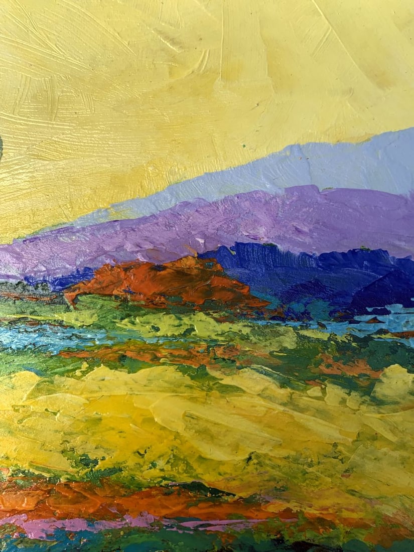 Oil painting Sunset is approaching V. Zadorozhnya - 8