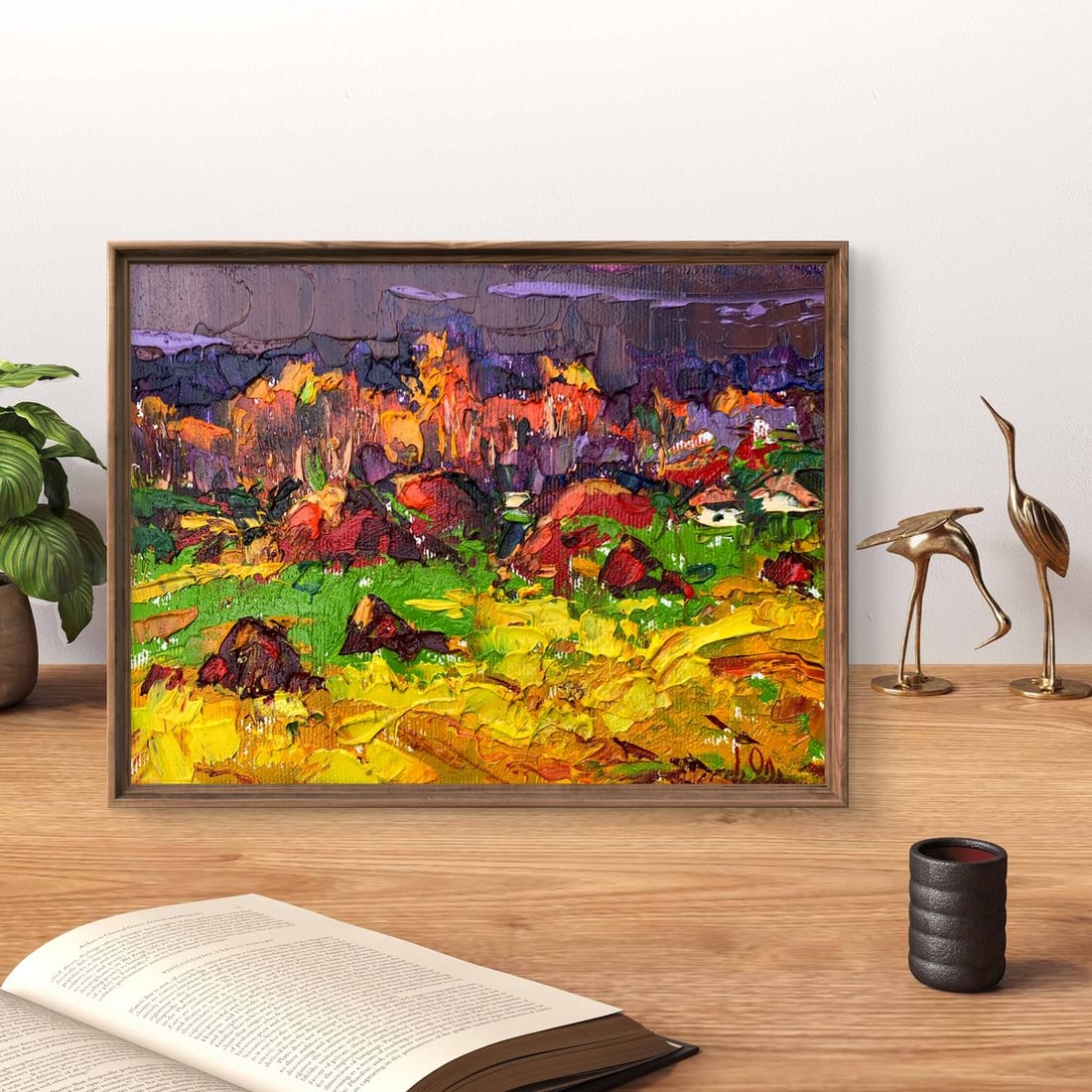 Oil painting After the rain Oksana Kalenyuk - 2