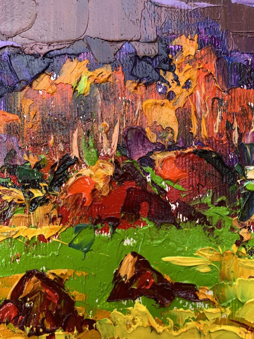 Oil painting After the rain Oksana Kalenyuk - 4