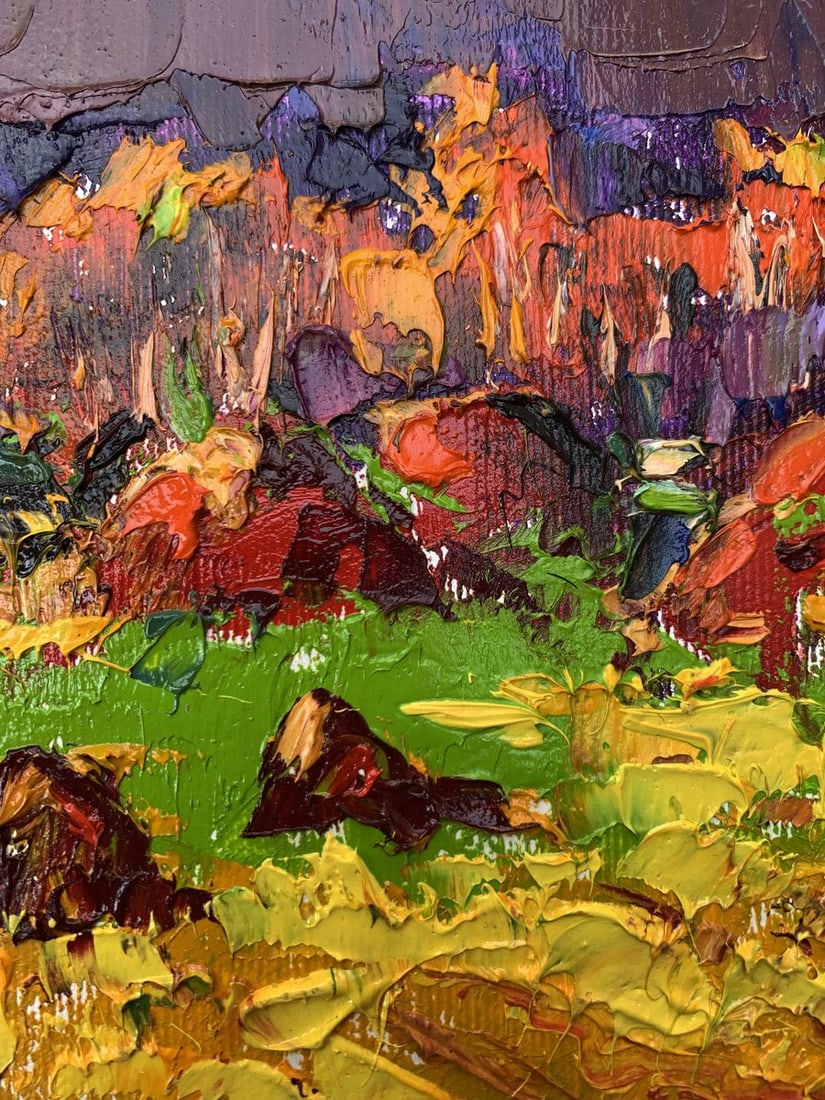 Oil painting After the rain Oksana Kalenyuk - 6