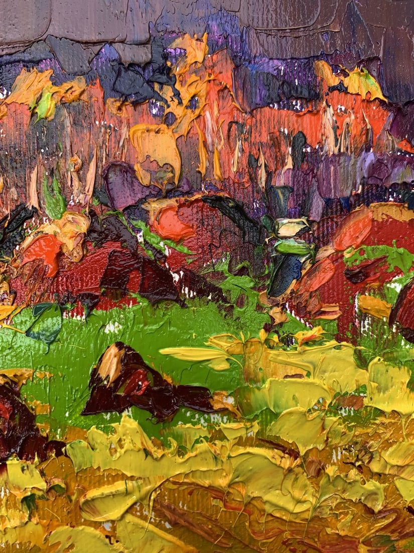 Oil painting After the rain Oksana Kalenyuk - 7