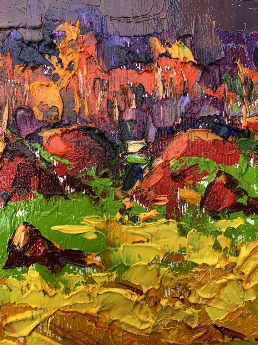 Oil painting After the rain Oksana Kalenyuk - 8