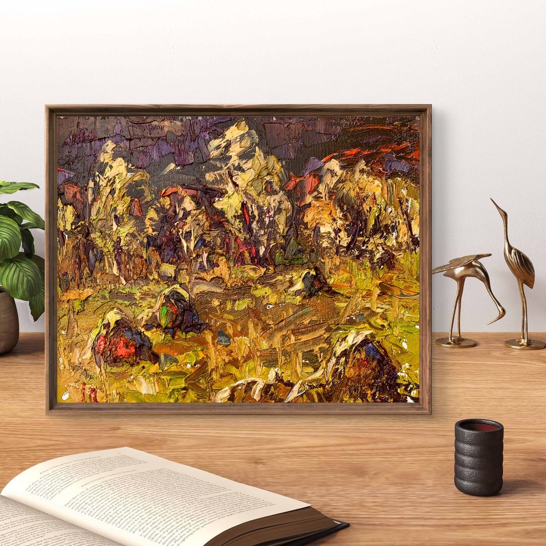 Oil painting After haymaking Kalenyuk Alex - 2