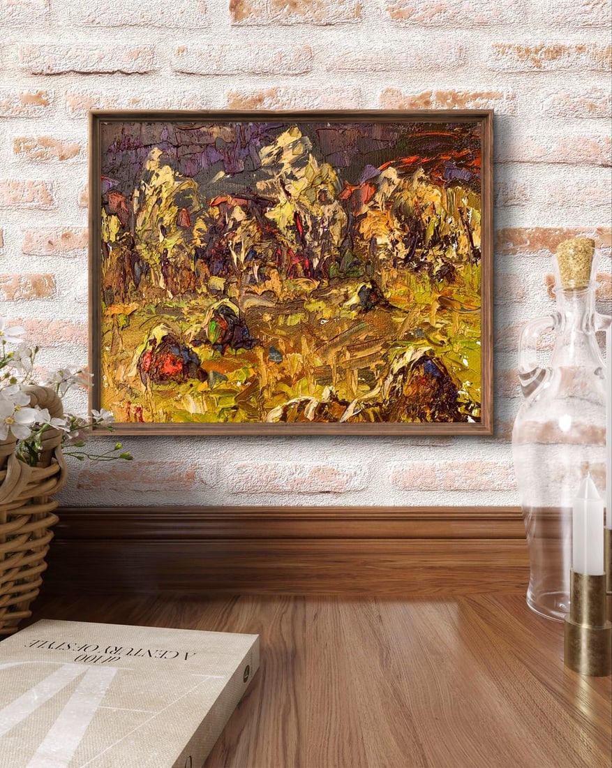 Oil painting After haymaking Kalenyuk Alex - 3