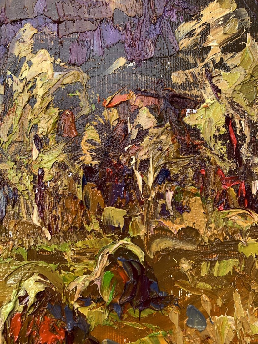 Oil painting After haymaking Kalenyuk Alex - 4