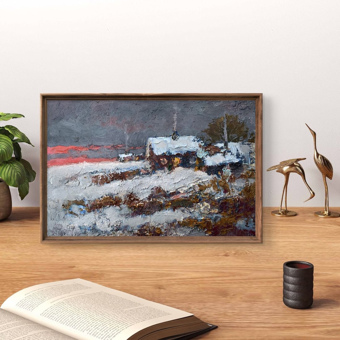 Oil painting Quiet village comfort Leonid Maistrenko - 3