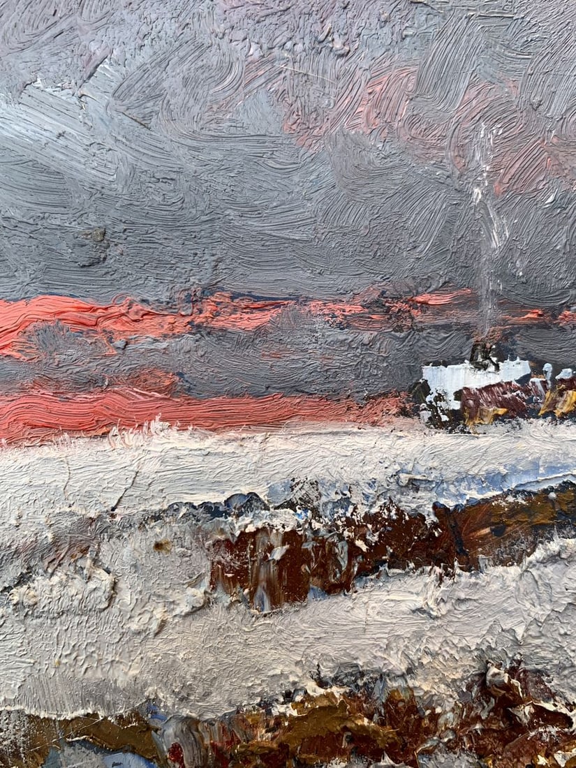 Oil painting Quiet village comfort Leonid Maistrenko - 4