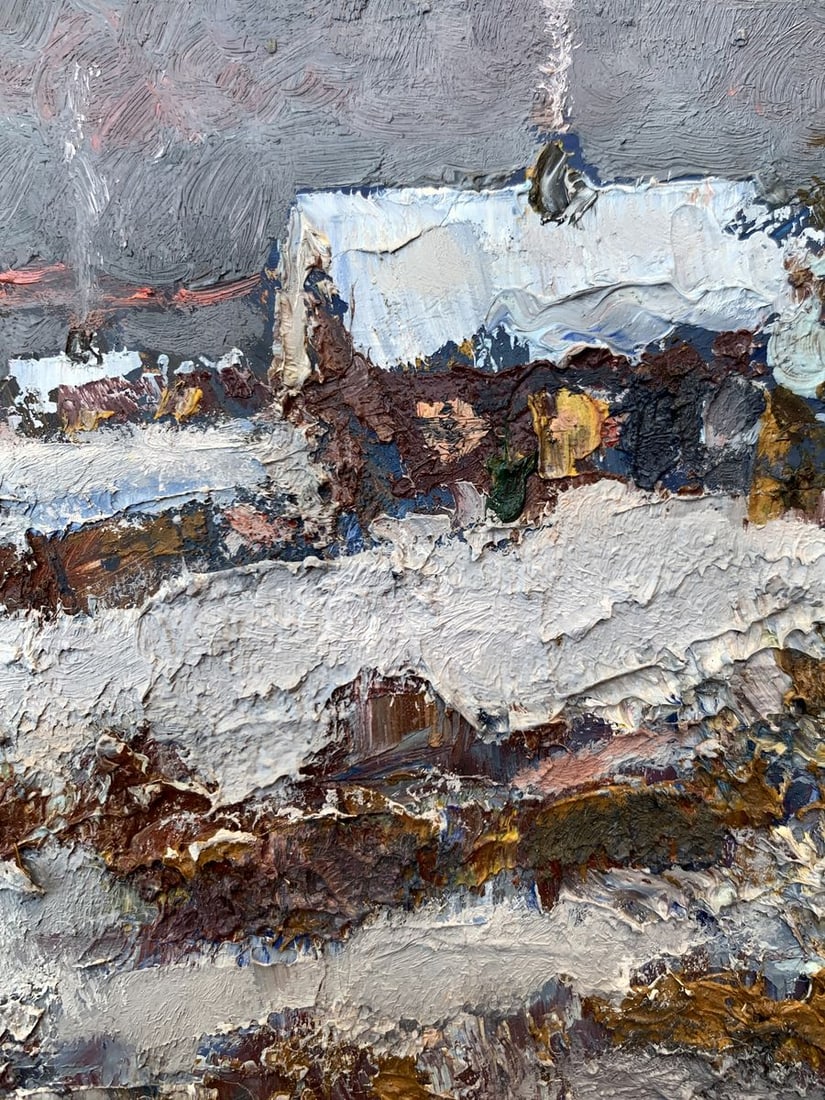 Oil painting Quiet village comfort Leonid Maistrenko - 7