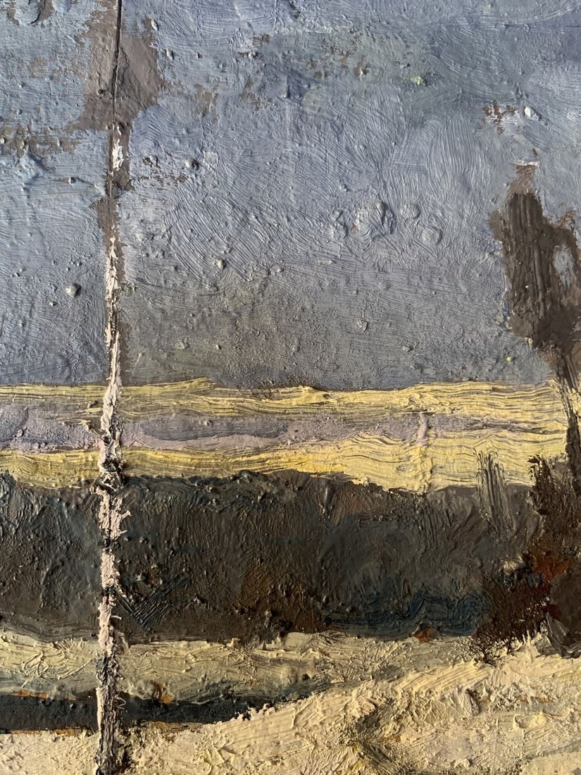 Oil painting Winter evening Leonid Maistrenko - 4