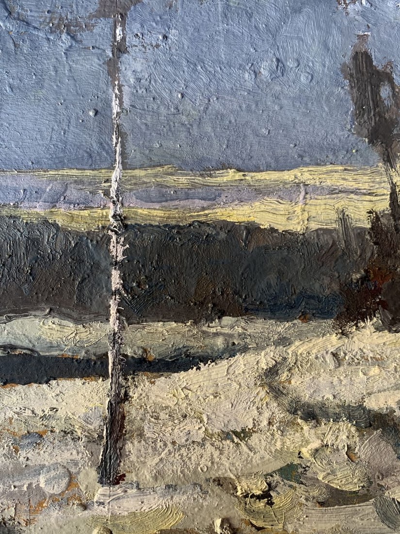 Oil painting Winter evening Leonid Maistrenko - 5