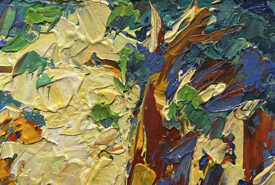 Oil painting Walking in the old park Alex Kalenyuk - 6