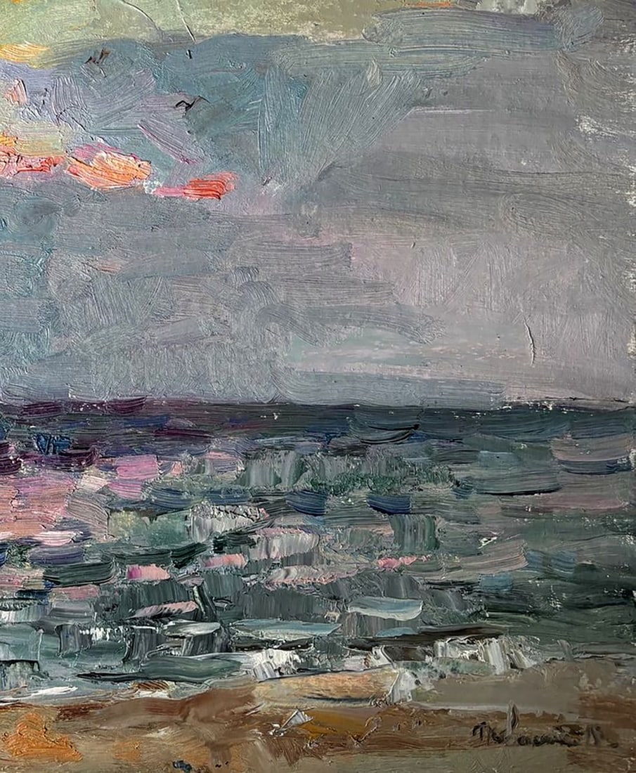 Oil painting Sunset Over the Sea Ivan Kovalenko - 5