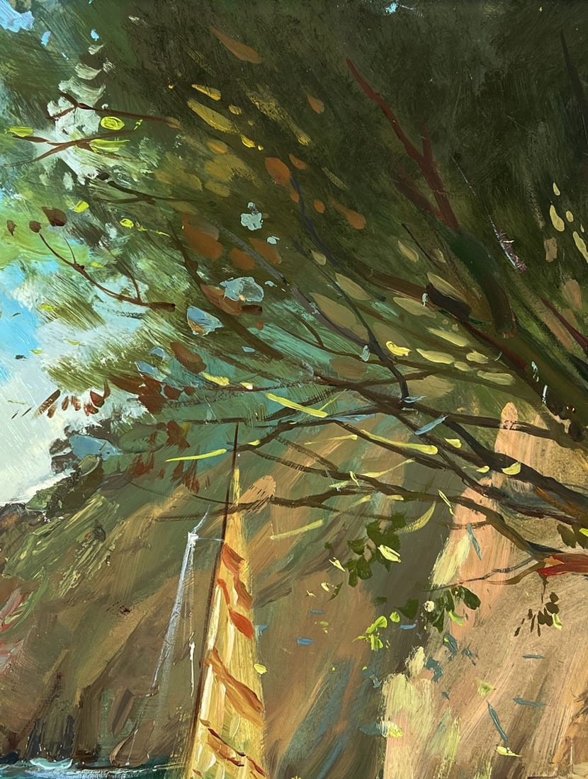 Oil painting Boats on the shore Yuriy Suprunchuk - 4