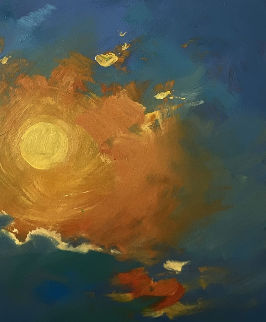 Oil painting Boat at sunset Yuriy Suprunchuk - 4