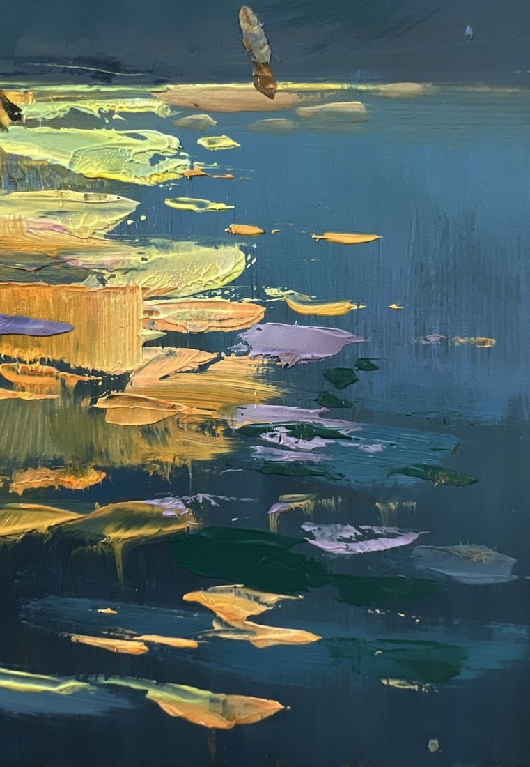 Oil painting Boat at sunset Yuriy Suprunchuk - 8