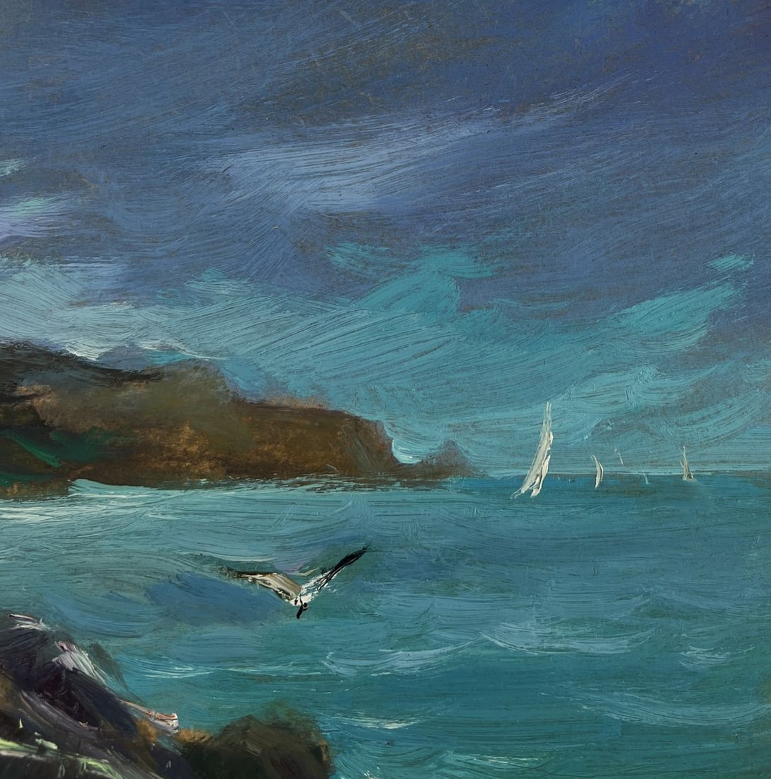 Oil painting A sea storm is approaching Yuriy Suprunchuk - 4