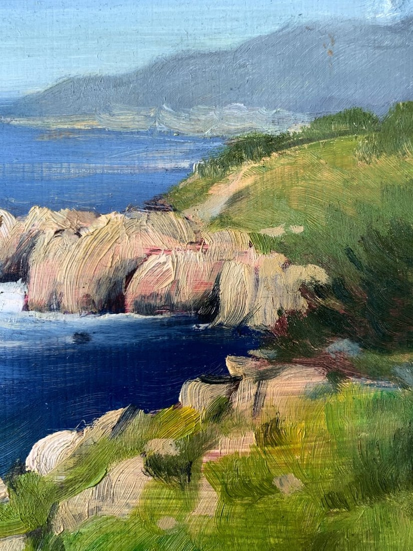 Oil painting Clear day at the coast Mykhailo Burdylo - 11