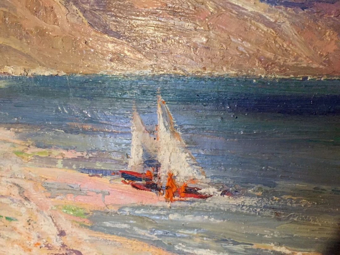 Oil painting Ship at the sea Shary Anatoly Ivanovich - 5