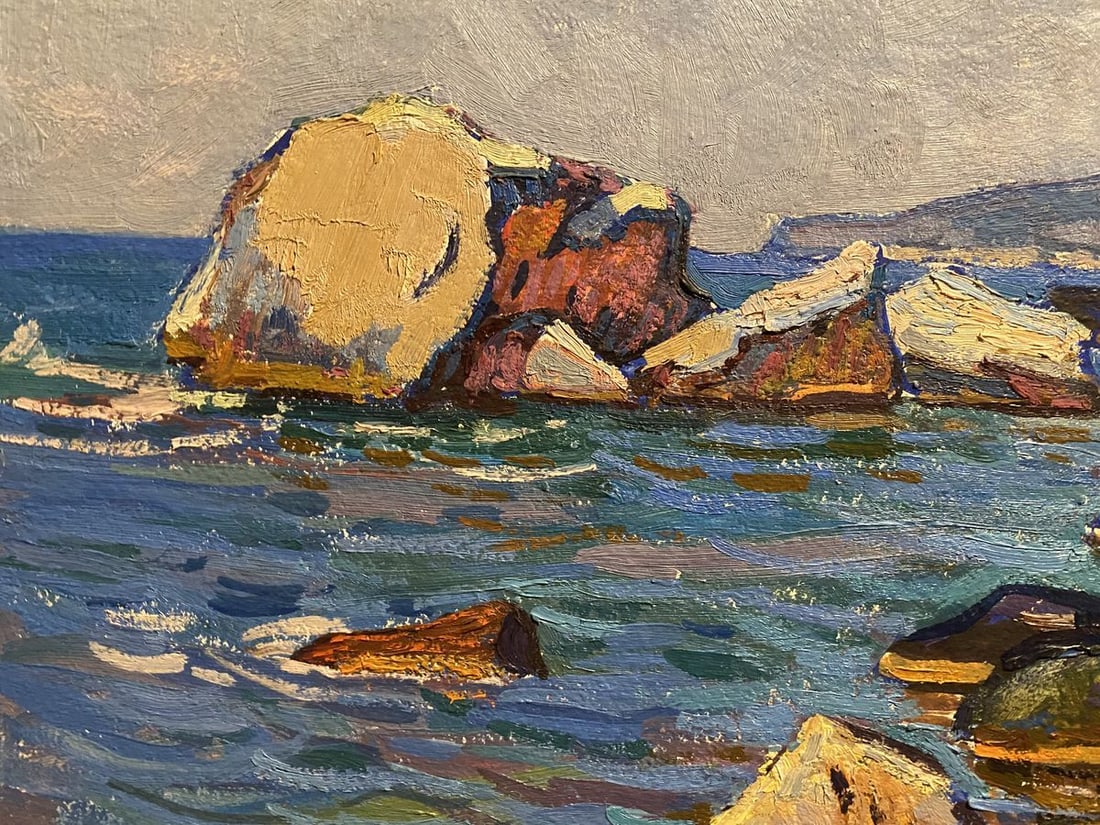 Oil painting Sea shore Grigoriy Ruban - 2