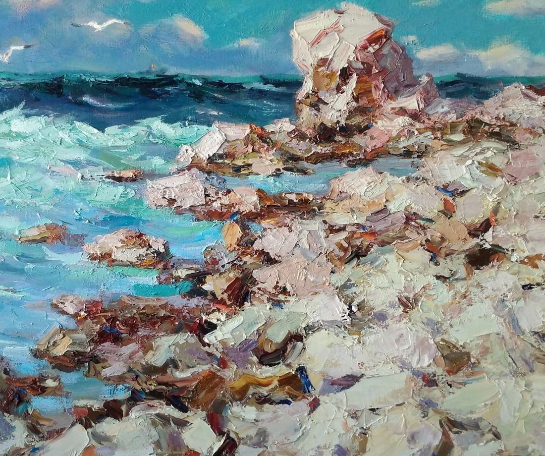 Oil painting Coast Alexander Nikolaevich Cherednichenko - 2