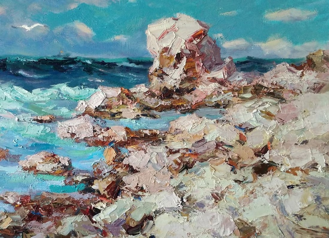 Oil painting Coast Alexander Nikolaevich Cherednichenko - 5