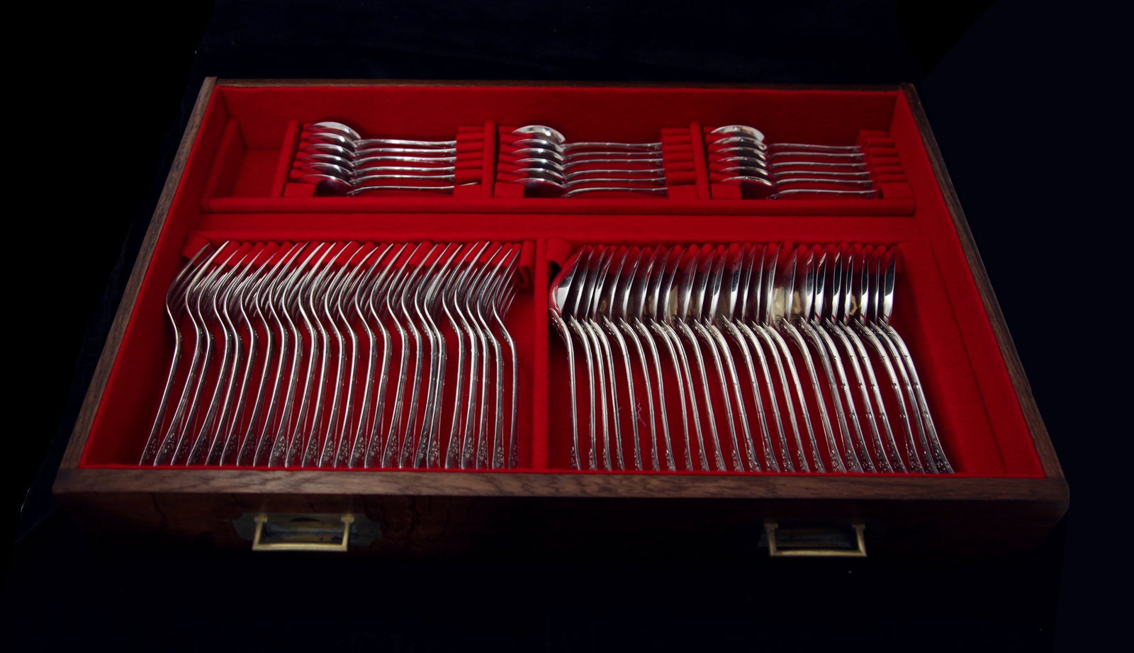 Puiforcat (Hermes) - 306 pcs. Antique French Sterling Silver Flatware Set, 18 Serving Pieces + - 16