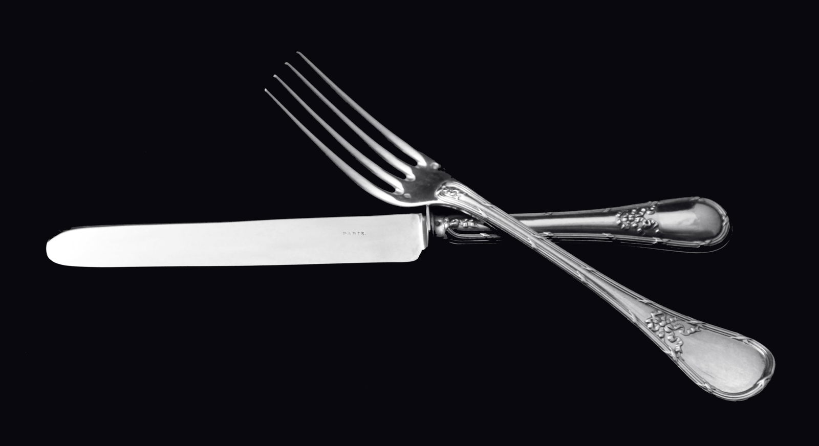 Puiforcat (Hermes) - 306 pcs. Antique French Sterling Silver Flatware Set, 18 Serving Pieces + - 2