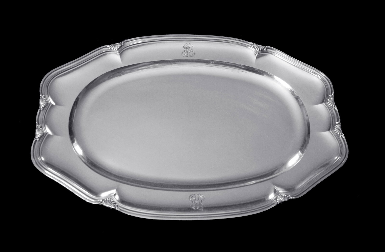 BOIN-TABURET 298pc 950 STERLING SILVER FLATWARE SET PLUS 15pc. SERVING PLATTER SET - 18